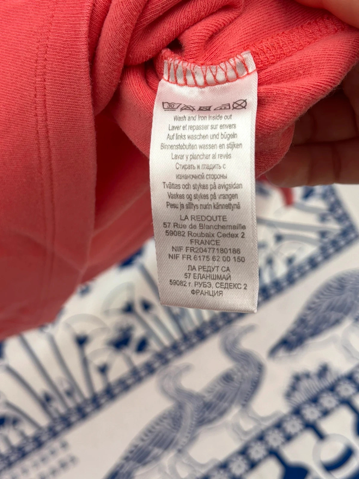 Camiseta de mangas compridas 48/4XL Anne Weyburn fúcsia rosa algodão em bom estado – photo 3